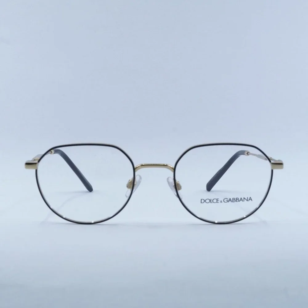 NEW DOLCE&GABBANA DG1349 1311 GOLD/MATTE BLACK EYEGLASSES - Picture 2 of 10